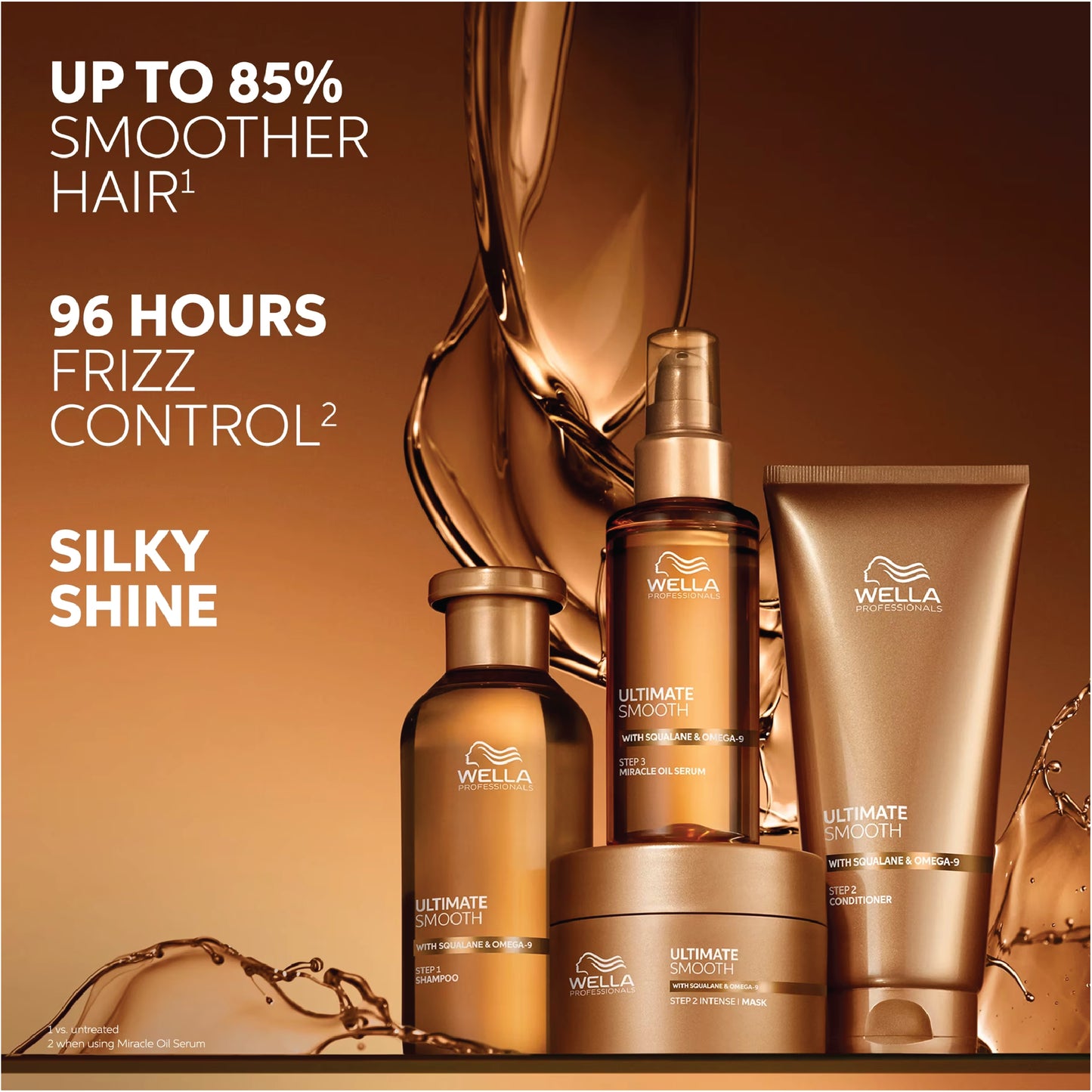 WELLA ULTIMATE SMOOTH MIRACLE OIL SERUM 100ML