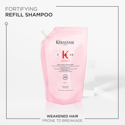 KÉRASTASE GENESIS BAIN HYDRA-FORTIFIANT SHAMPOO REFILL 500ML