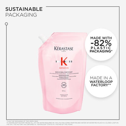 KÉRASTASE GENESIS BAIN HYDRA-FORTIFIANT SHAMPOO REFILL 500ML