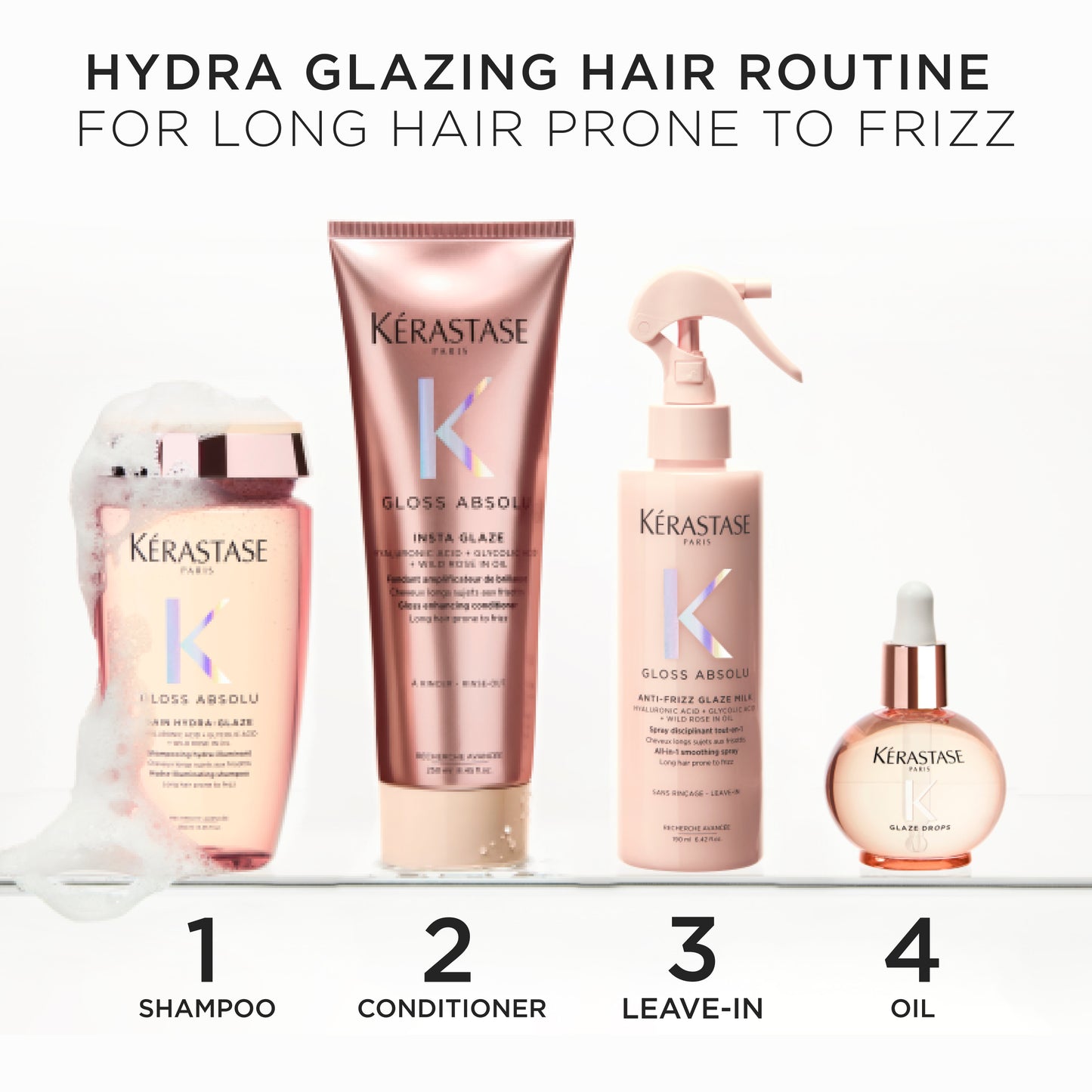 KÉRASTASE GLOSS ABSOLU BAIN HYDRA GLAZE SHAMPOO 250ML