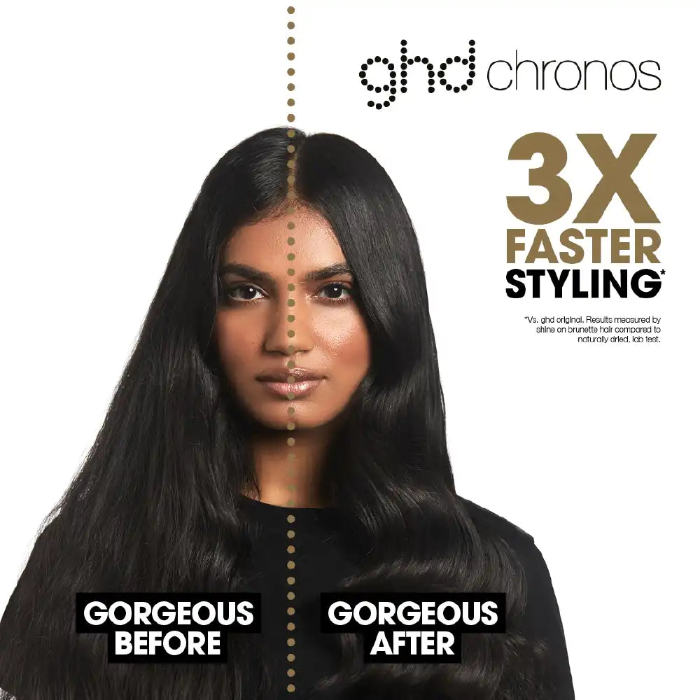 ghd CHRONOS HAIR STRAIGHTENER IN BLACK