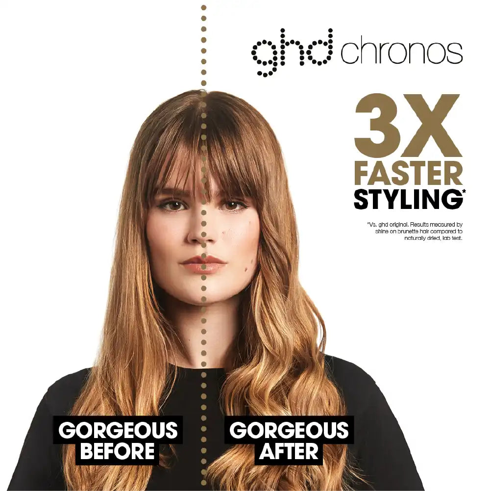 ghd CHRONOS HAIR STRAIGHTENER IN BLACK