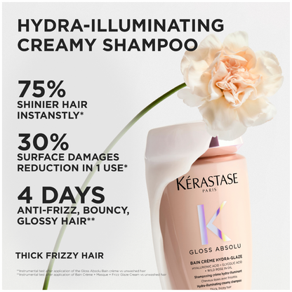 KÉRASTASE GLOSS ABSOLU BAIN CRÈME HYDRA GLAZE 250ML