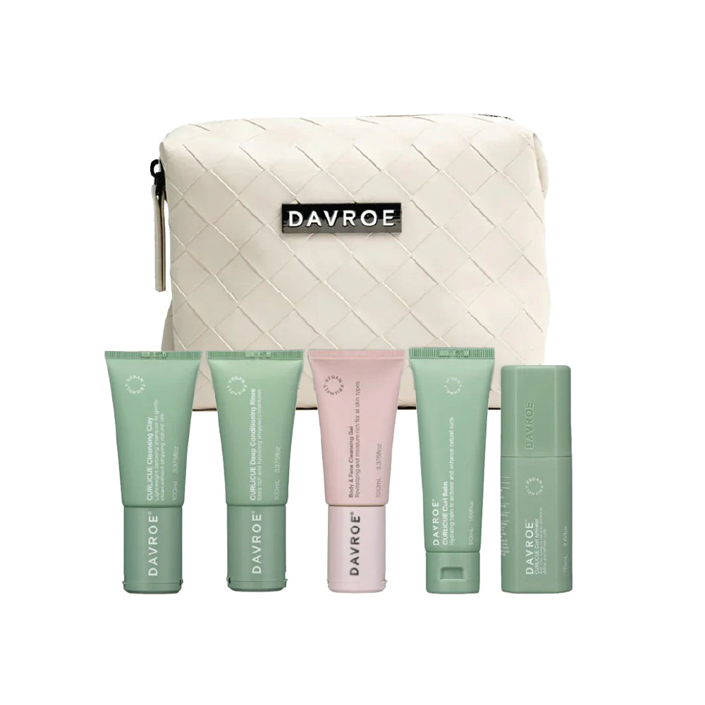 DAVROE CURLICUE  TRAVEL SET 5PC FOR CURLY HAIR