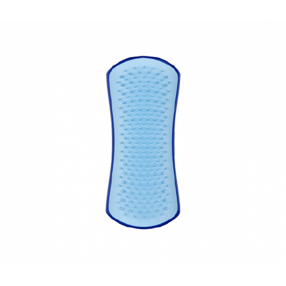 Pet Teezer Small De-Shedding And Dog Grooming Brush Blue/Light Blue Front View