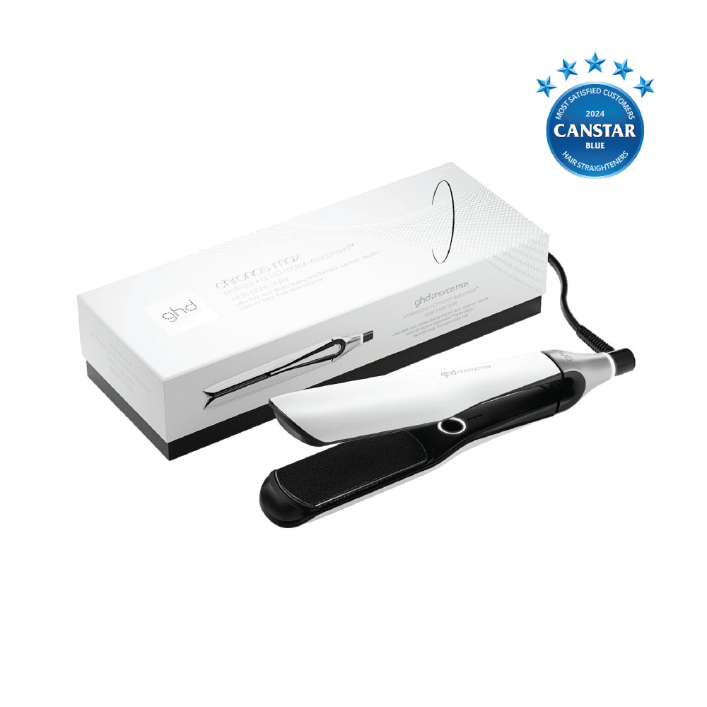 ghd CHRONOS MAX HAIR STRAIGHTENER IN WHITE